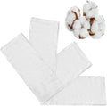 4 Pack Small Organic Cotton Flannel Inserts for Castor Oil Pack Wrap, Reusable Washable Castor Oil Compress Pads for Eyes, Neck, Elbow, Knee & Belly Button
